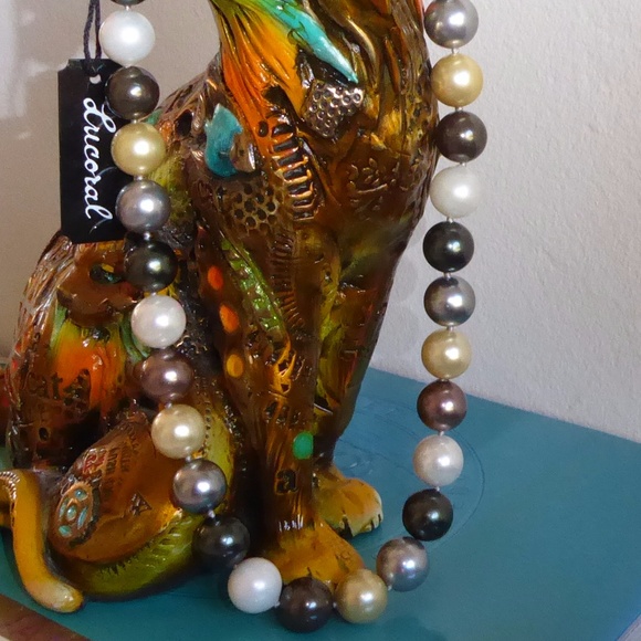 LUCORAL Mother of Pearl Sterling silver Necklace - Picture 5 of 8